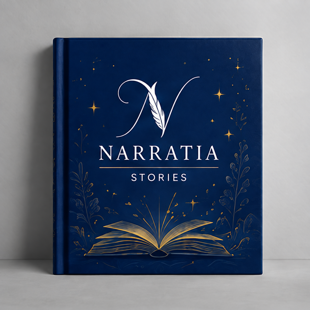 Livre illustré Narratia Stories bleu nuit